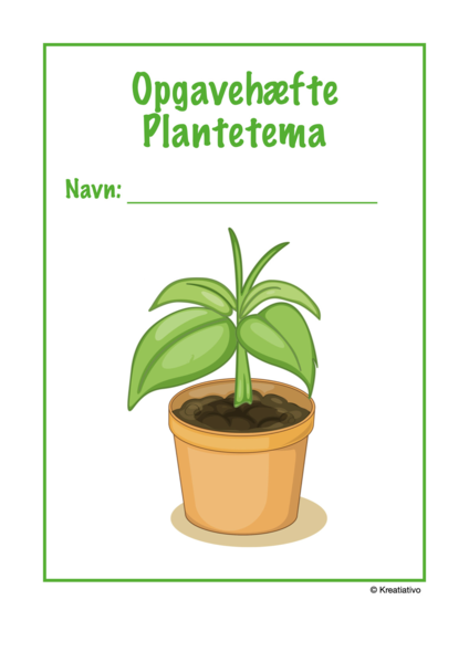 Opgavehæfte - plantetema