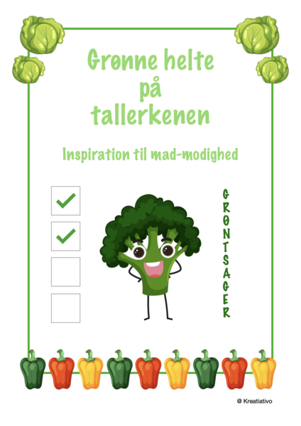 Grønne helte på tallerkenen - Træn mad-modighed