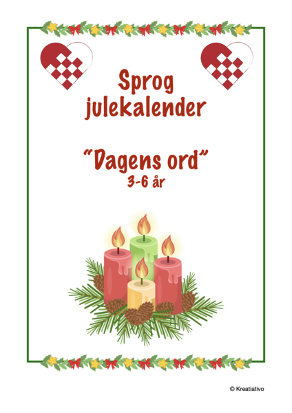 Sprog julekalender - Dagens ord