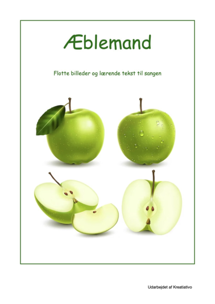 Æblemand - Print selv