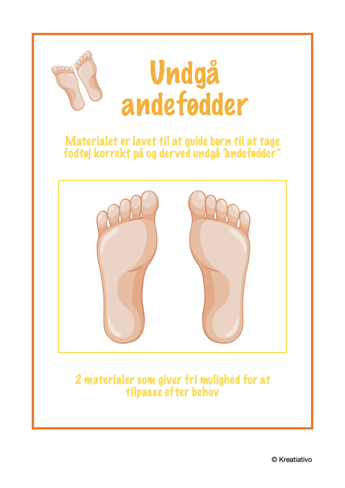Undgå andefødder (guidende fødder)