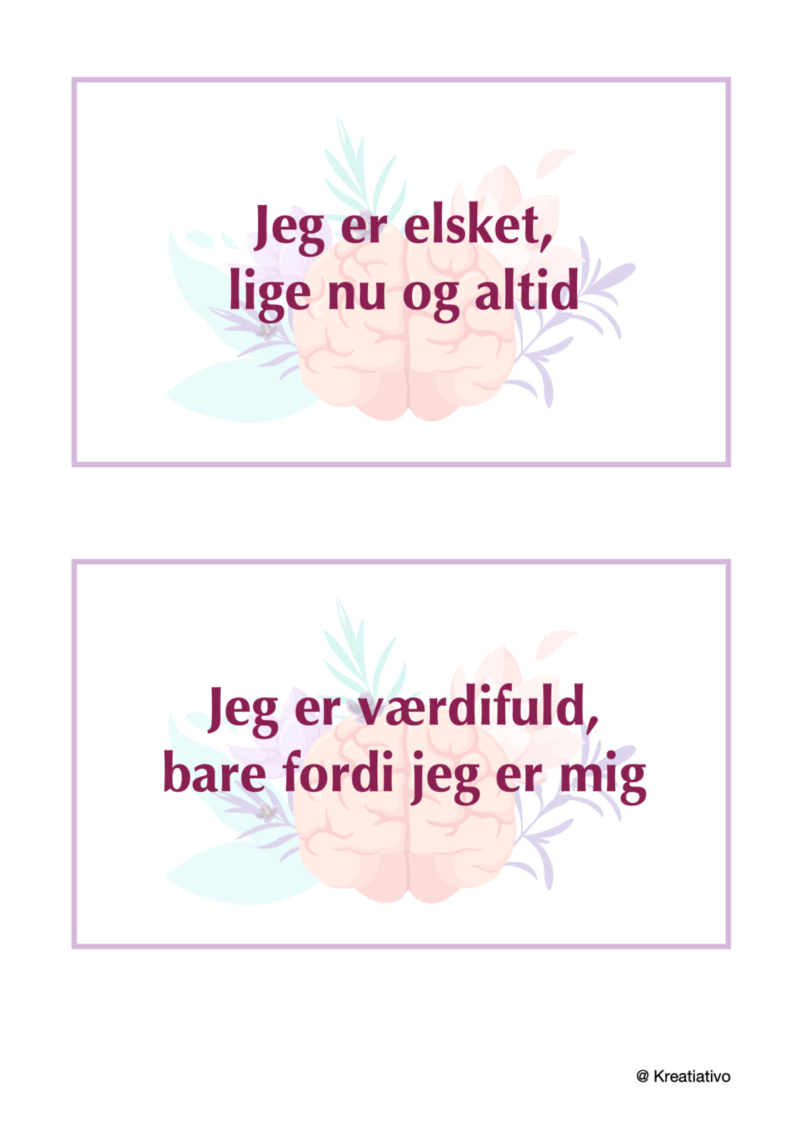Styrk selvværdet