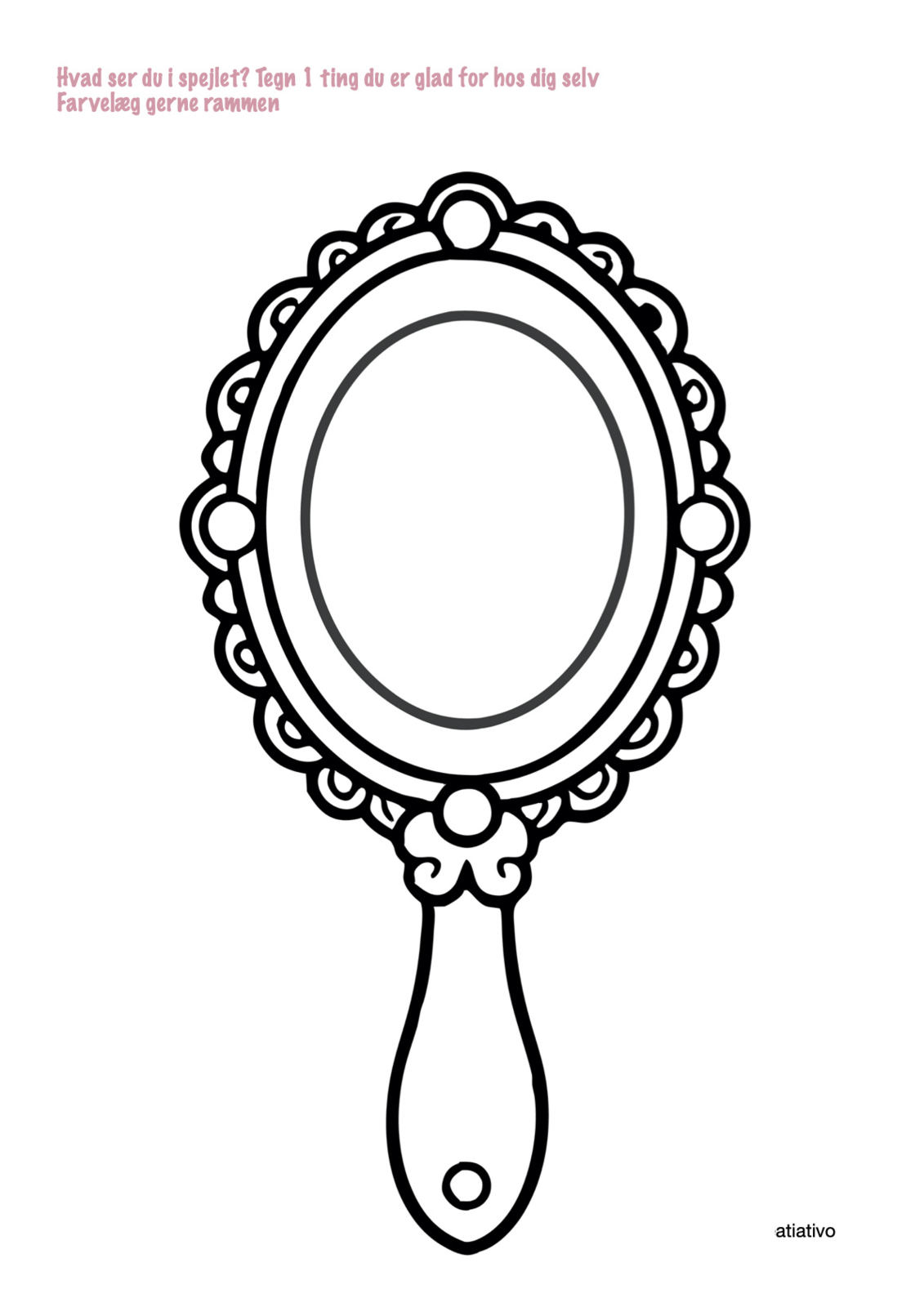 Styrk selvværdet - malebog og opgaver