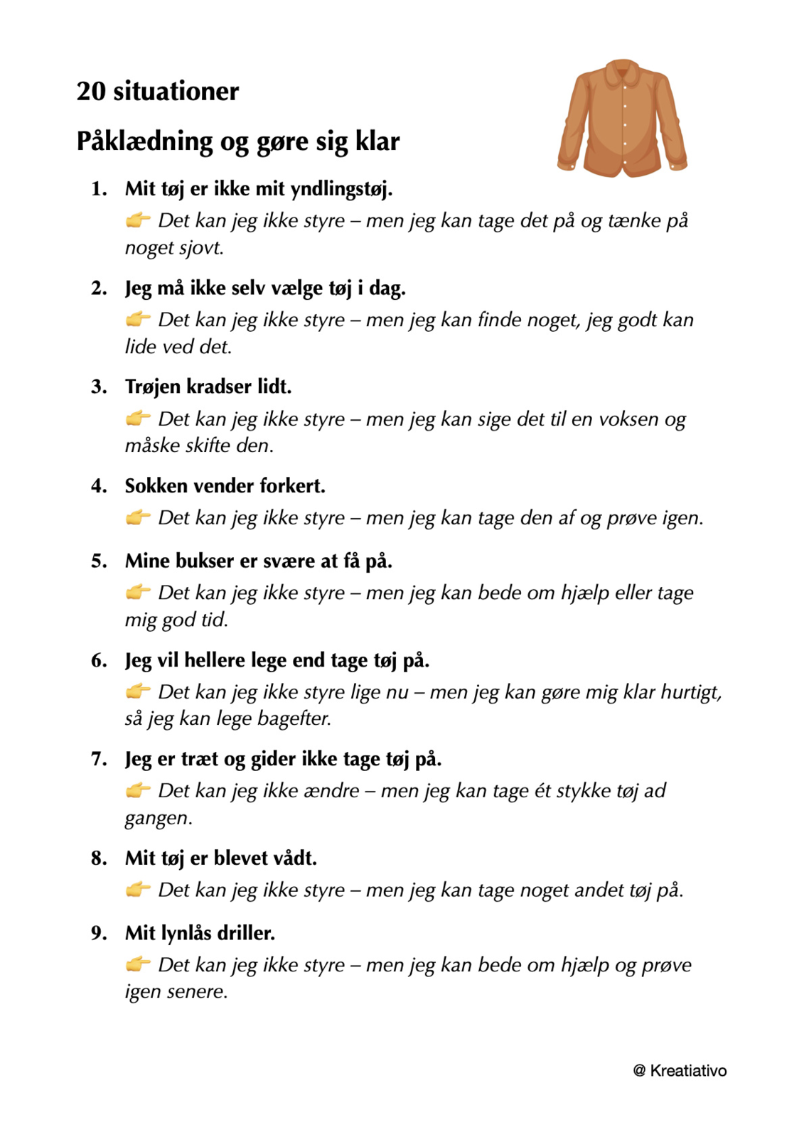 Mestrings-øvelser og følelsesregulering