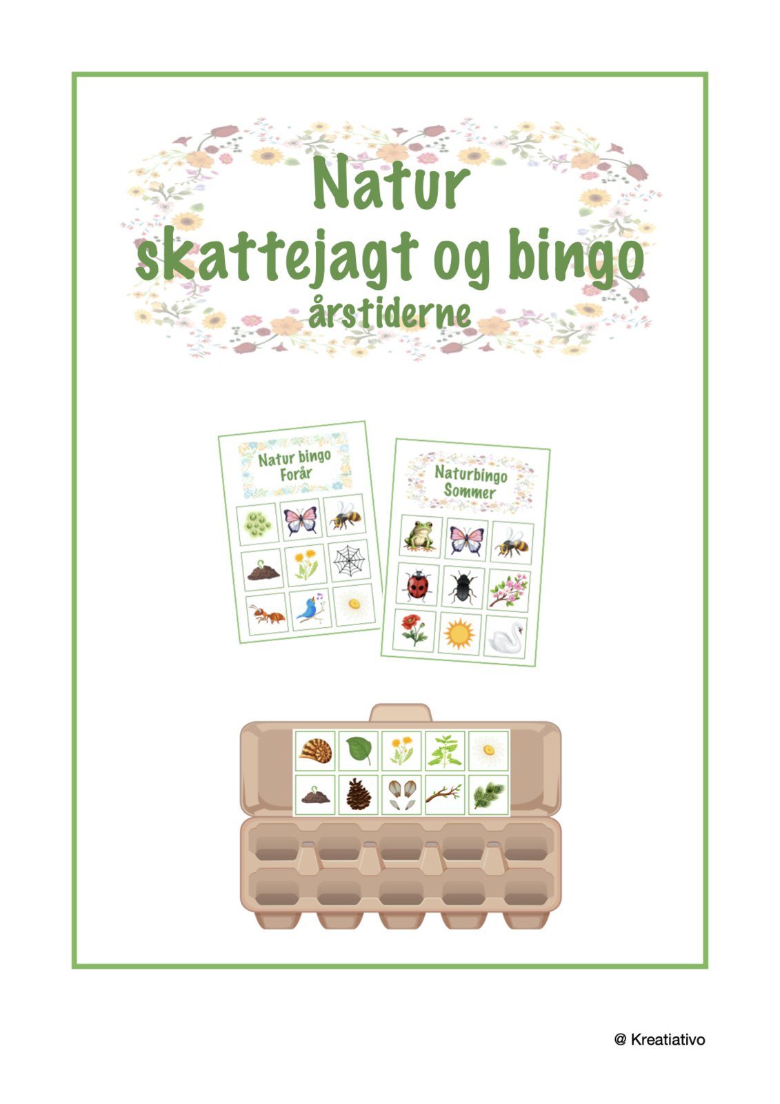 Naturskattejagt og bingo - Årstiderne