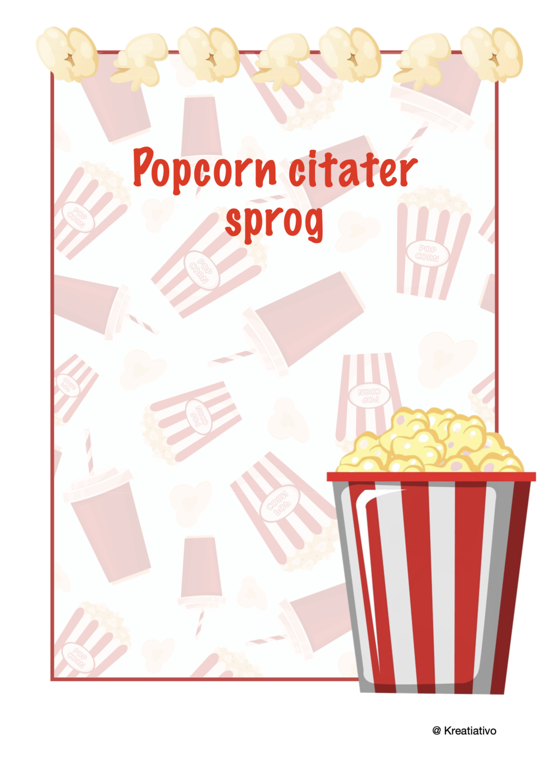 Sjov med popcorn