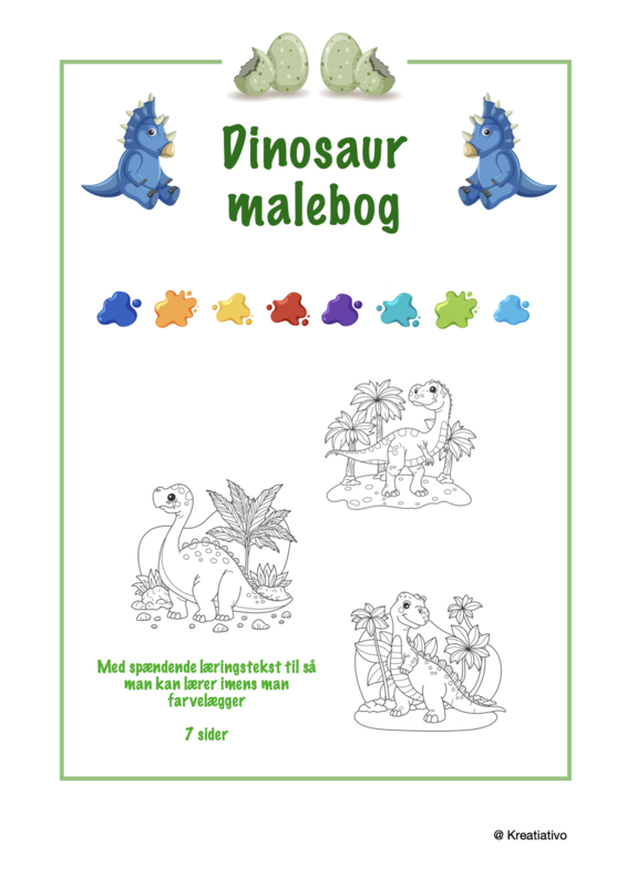 Dinosaur malebog