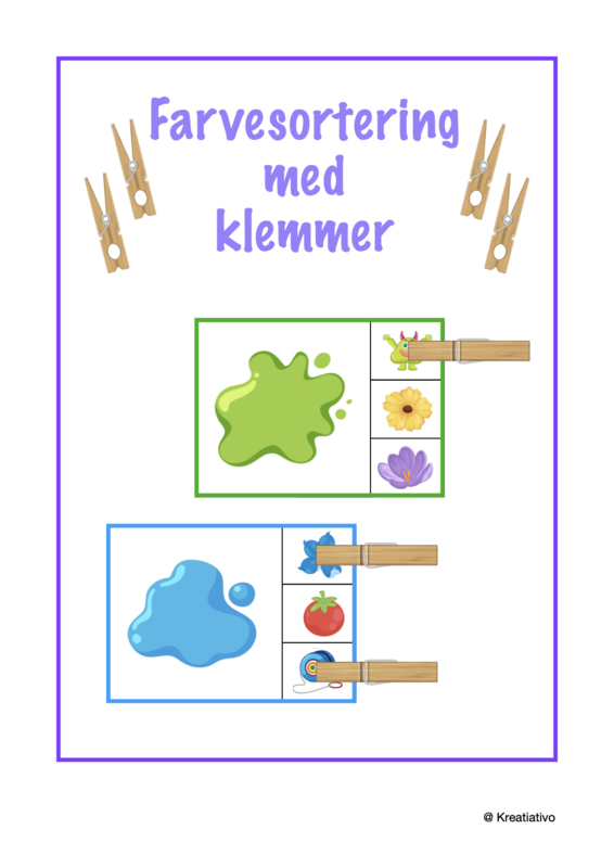Farvesortering med klemmer