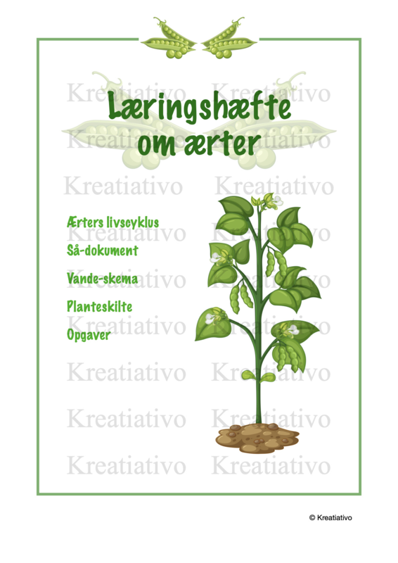 Læringshæfte om ærter